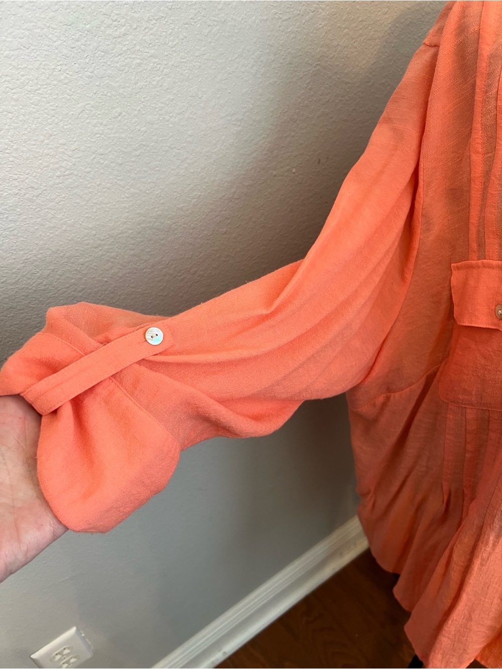 Ruby Rd. Coral Long-sleeve Top - Picture 4 of 7